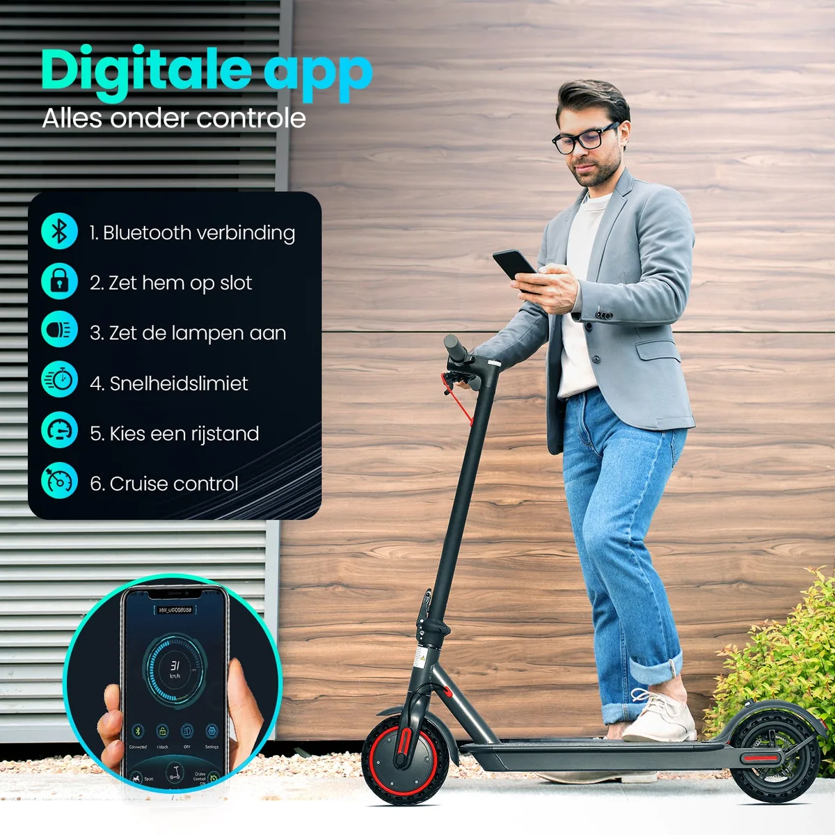 Stay-on M365 Go Elektrische Step elektrische step